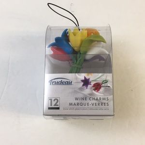 Trudeau 12 Piece Wine Stemware Charms